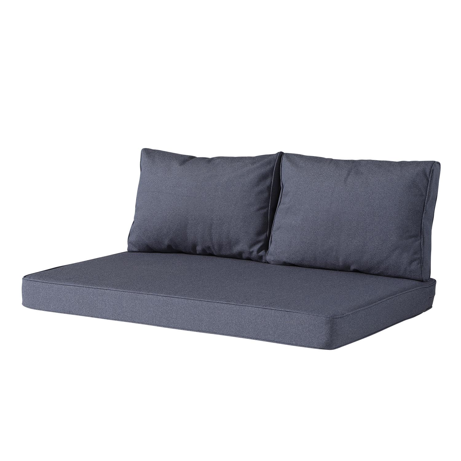 Palettenkissen Sitz und Rücken (120x80cm) - manchester denim grey