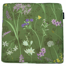 Sitzkissen carré 40x40cm - Donna eco grun (wasserabweisend)